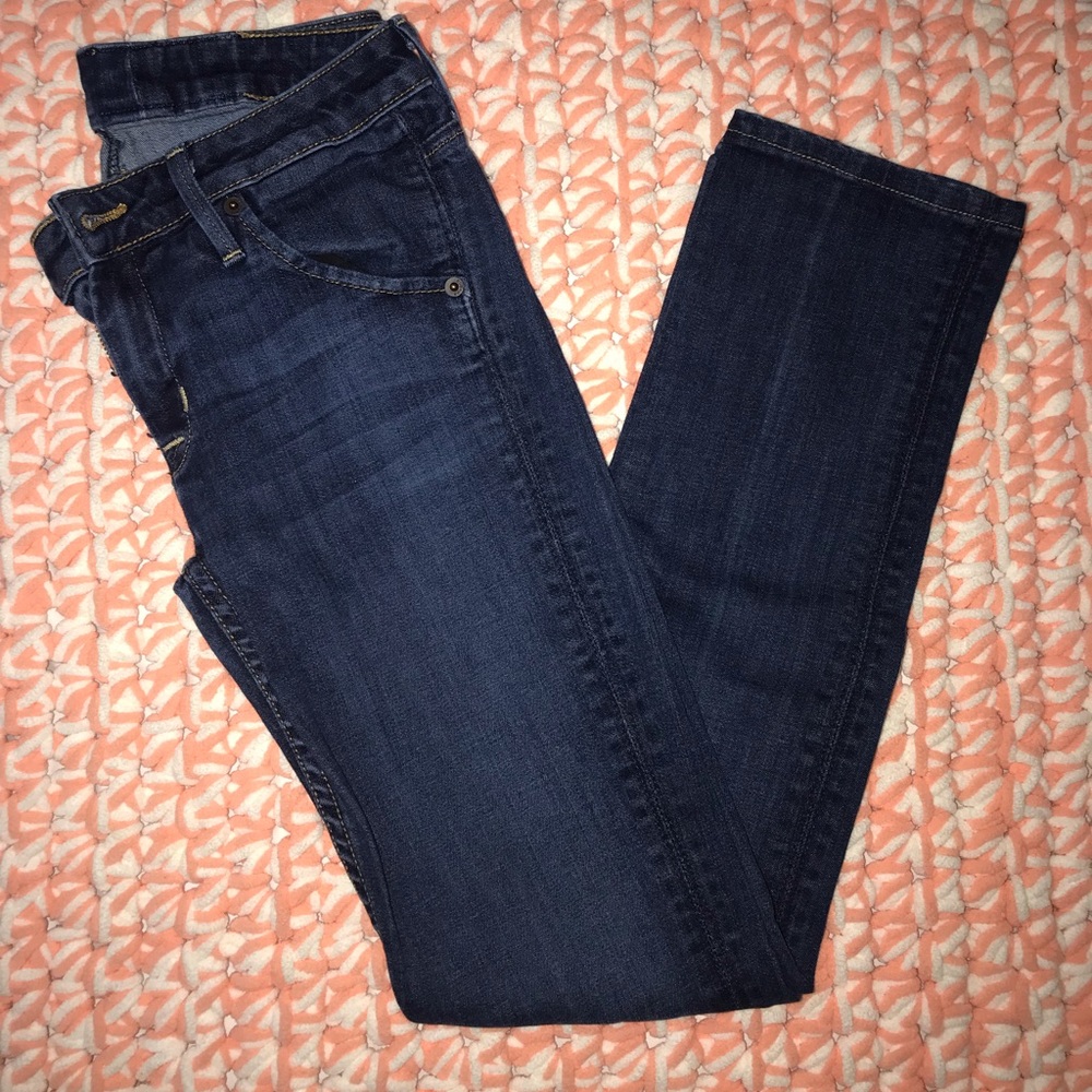 Hudson midrise Carly straight sz 26
